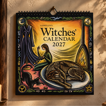 Llewellyn’s 2027 Witches’ Calendar – Pagan & Lunar Wall Calendar, 21 × 21 cm