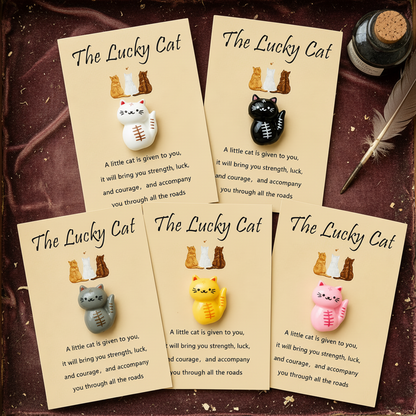 Lucky Pocket Charm Talisman – Tiny Token of Fortune, 8 × 5.5 cm