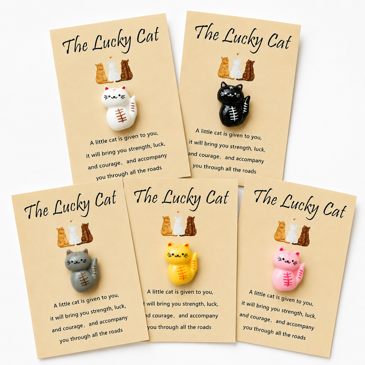 Lucky Pocket Charm Talisman – Tiny Token of Fortune, 8 × 5.5 cm