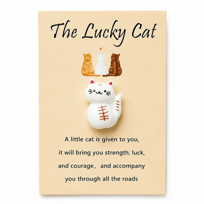 Lucky Pocket Charm Talisman – Tiny Token of Fortune, 8 × 5.5 cm