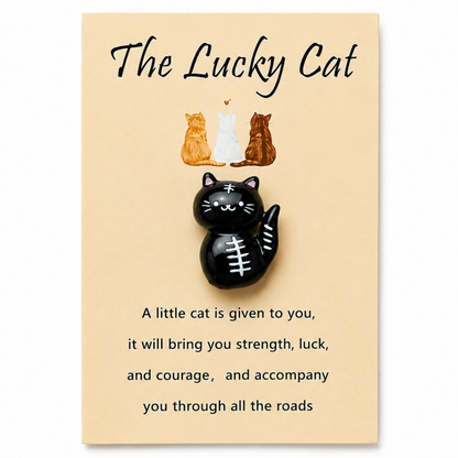 Lucky Pocket Charm Talisman – Tiny Token of Fortune, 8 × 5.5 cm