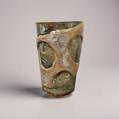 Mangrove Whisper Ceramic Vase – Rooted Woodland Stillness, Ø8×13 cm by Red Raven Pottery