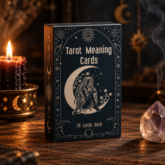 Meaning Tarot Deck – 78 Cards for Celestial Insight & Learning, 6 × 10 cm