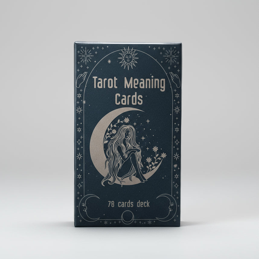 Meaning Tarot Deck – Celestial Guidance for Learners, 78 cards, 10×6 cm