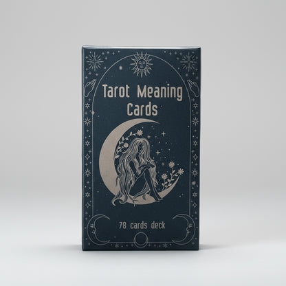 Meaning Tarot Deck – Celestial Guidance for Learners, 78 cards, 10×6 cm