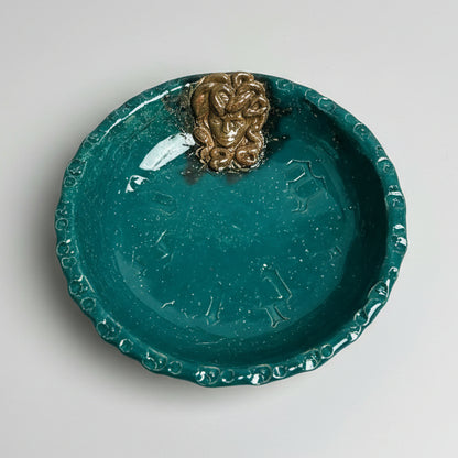 Medusa’s Gaze Handmade Ceramic Breakfast Set – Mythology Mug & Plate, various designs by Red Raven Pottery