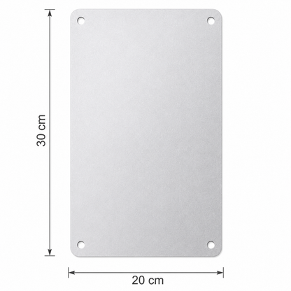 Metal Sign – Wall Art, 20×30 cm
