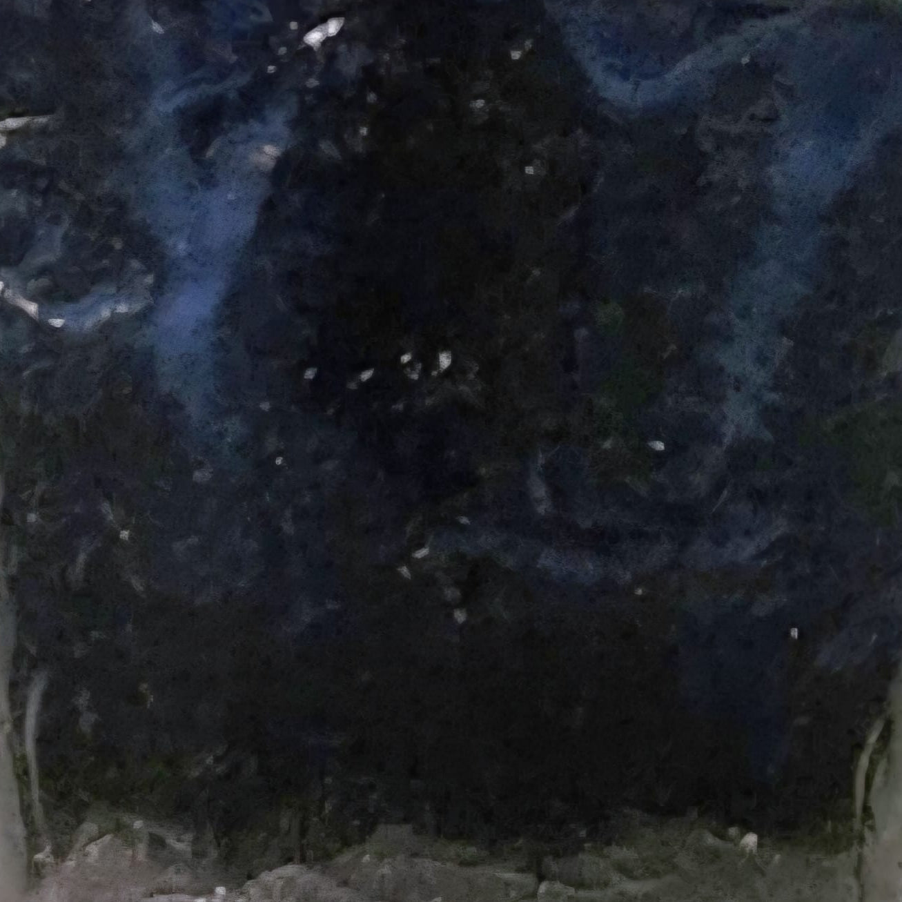 Midnight Blue Ceramic Mini – Ceremonial Intent for Shots & Succulents, Ø 5 × 5.5 cm by Red Raven Pottery