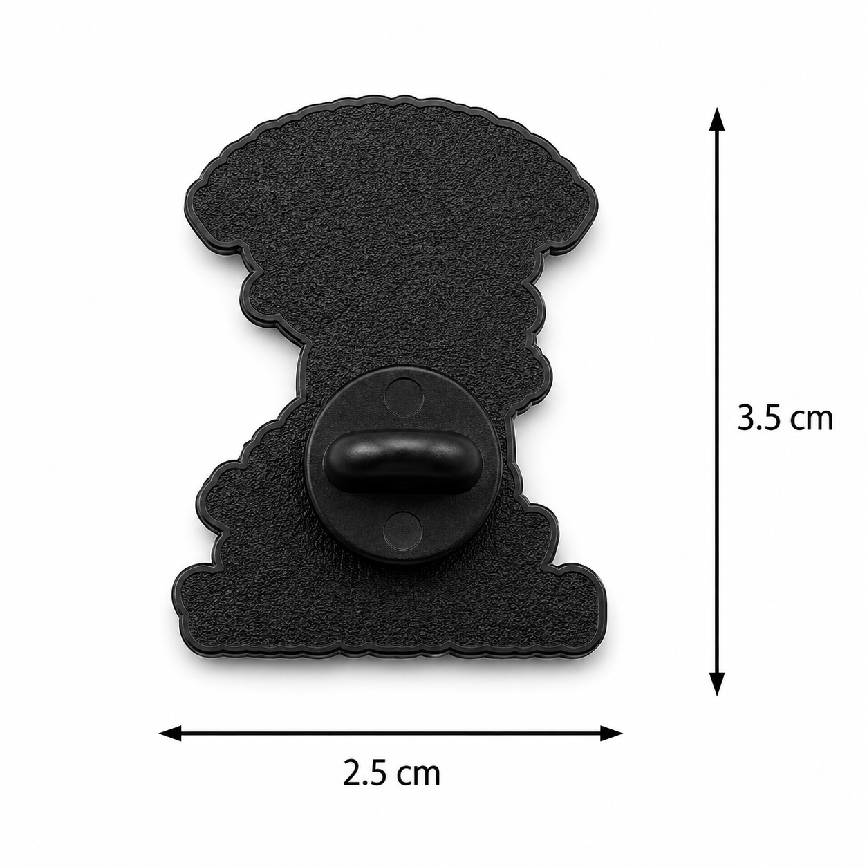 My Trauma Made Me Funny Lapel Pin – Alien Abduction Metal Badge, 2.5 × 3.5 cm