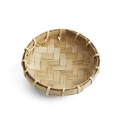 Natural Bamboo Fragrance Bowl – Organic Calm Cradle, Ø8.5 × 3 cm