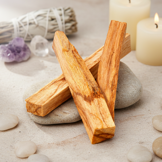 Natural Palo Santo Sticks – Sacred Wood for Gentle Reset, 10 cm (Set of 3)