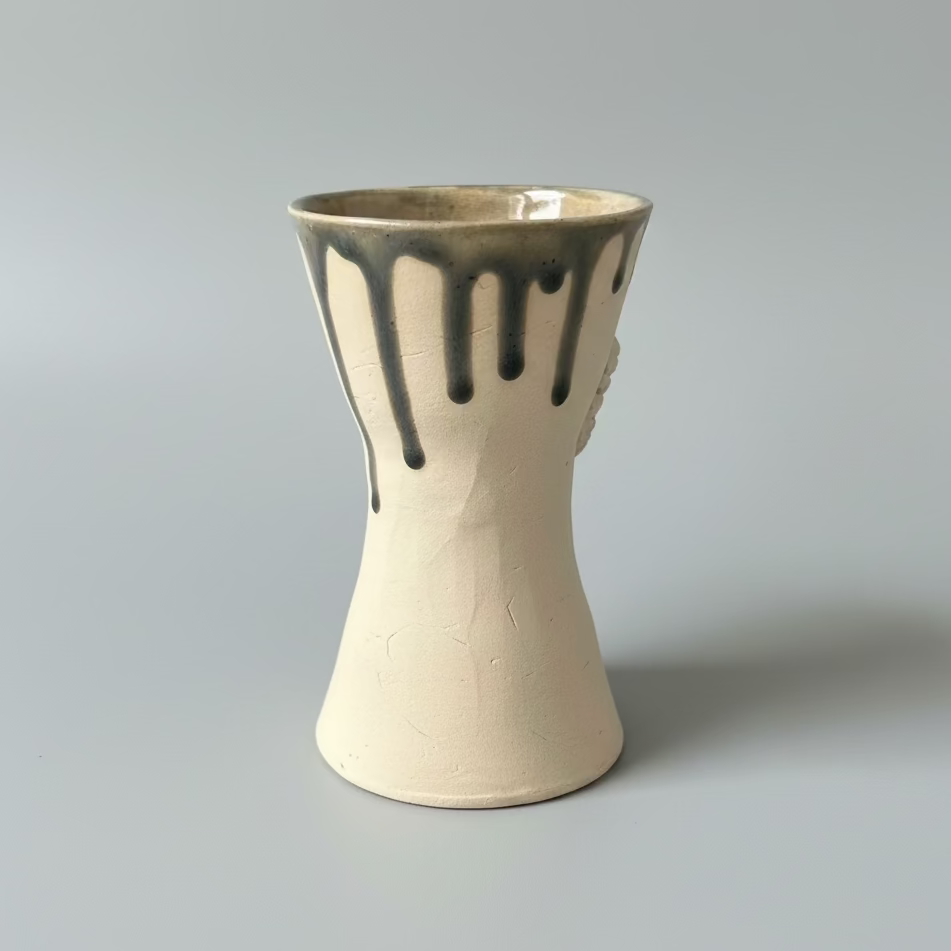 Octopus Drift Ceramic Planter – Creations From The Deep, Ø7×12cm by Red Raven Pottery