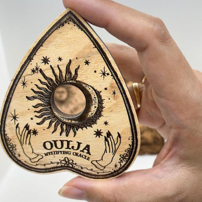 Ouija Spirit Board – Gothic Ritual Tool for Divination, 20×30 cm