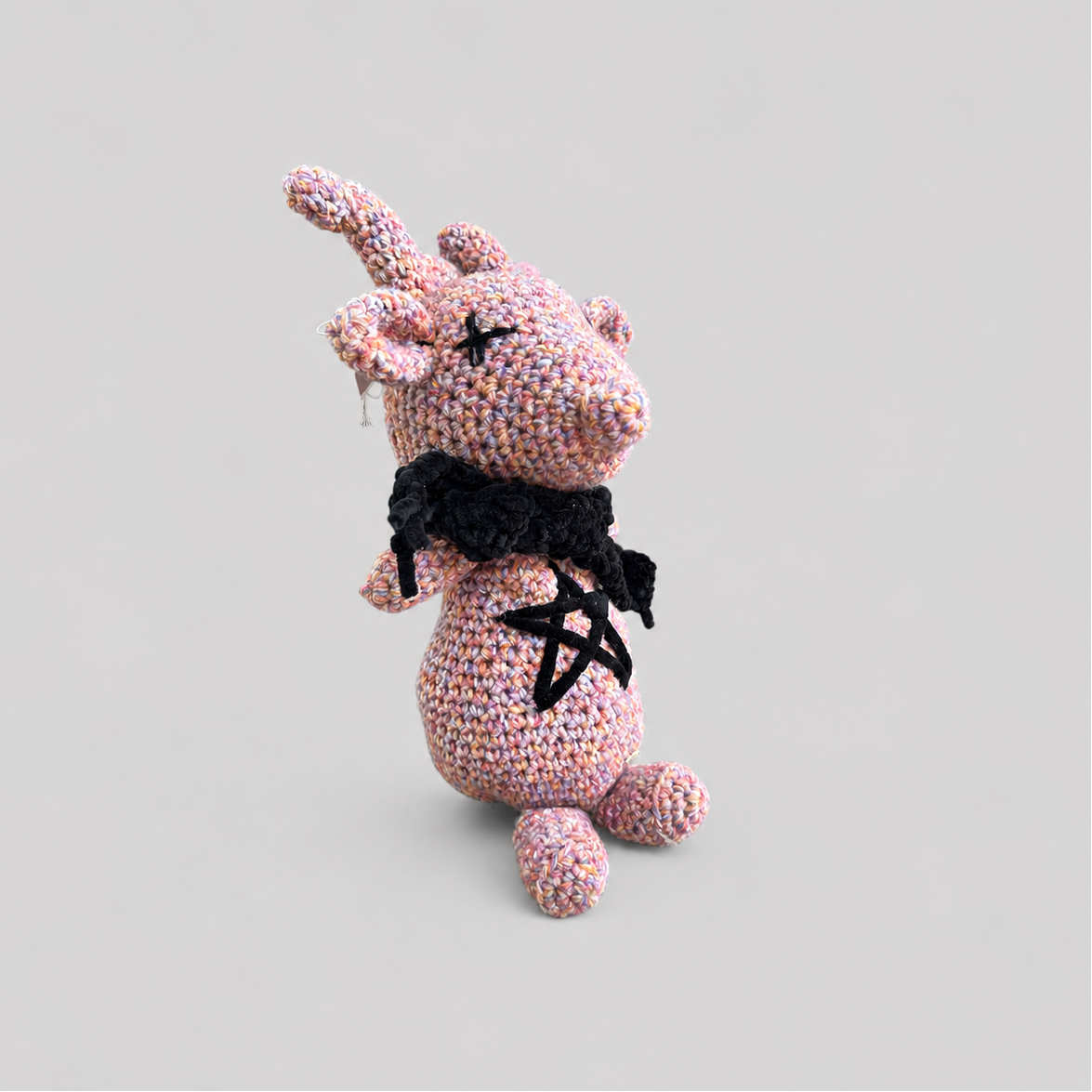 Pentadeer Crochet Plush – Forest Guardian Companion, 26 × 12 × 10 cm by Hook & Hex