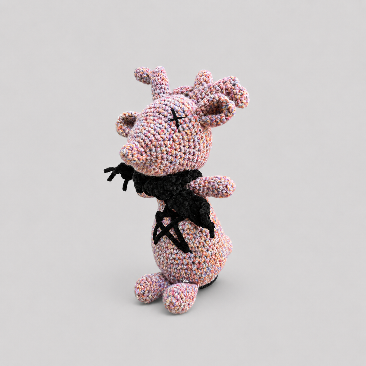 Pentadeer Crochet Plush – Forest Guardian Companion, 26 × 12 × 10 cm by Hook & Hex
