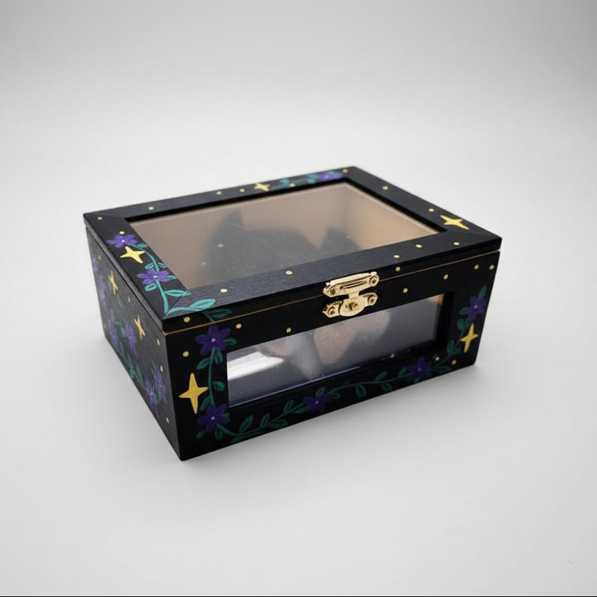 Pentagram Ritual Box – White Witchcraft Altar Kit, 15 × 10.5 × 6.5 cm by Hook & Hex