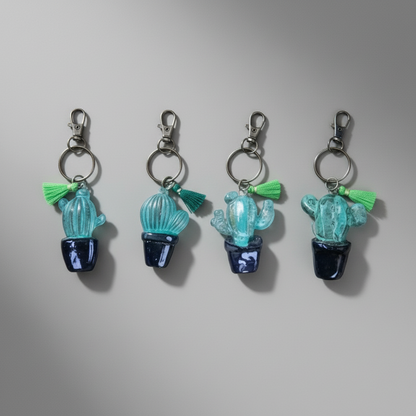 Pocket Prickle Keychain – Resilient Ceramic Charm, Ø 4 × 5 cm by Red Raven Pottery