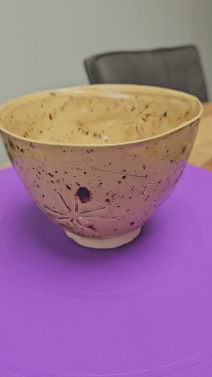 Handmade spider bowl