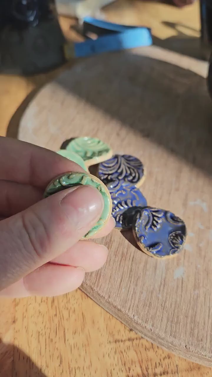 Handmade Ceramic fidgets for ADHD, PTSD, Spectrum etc