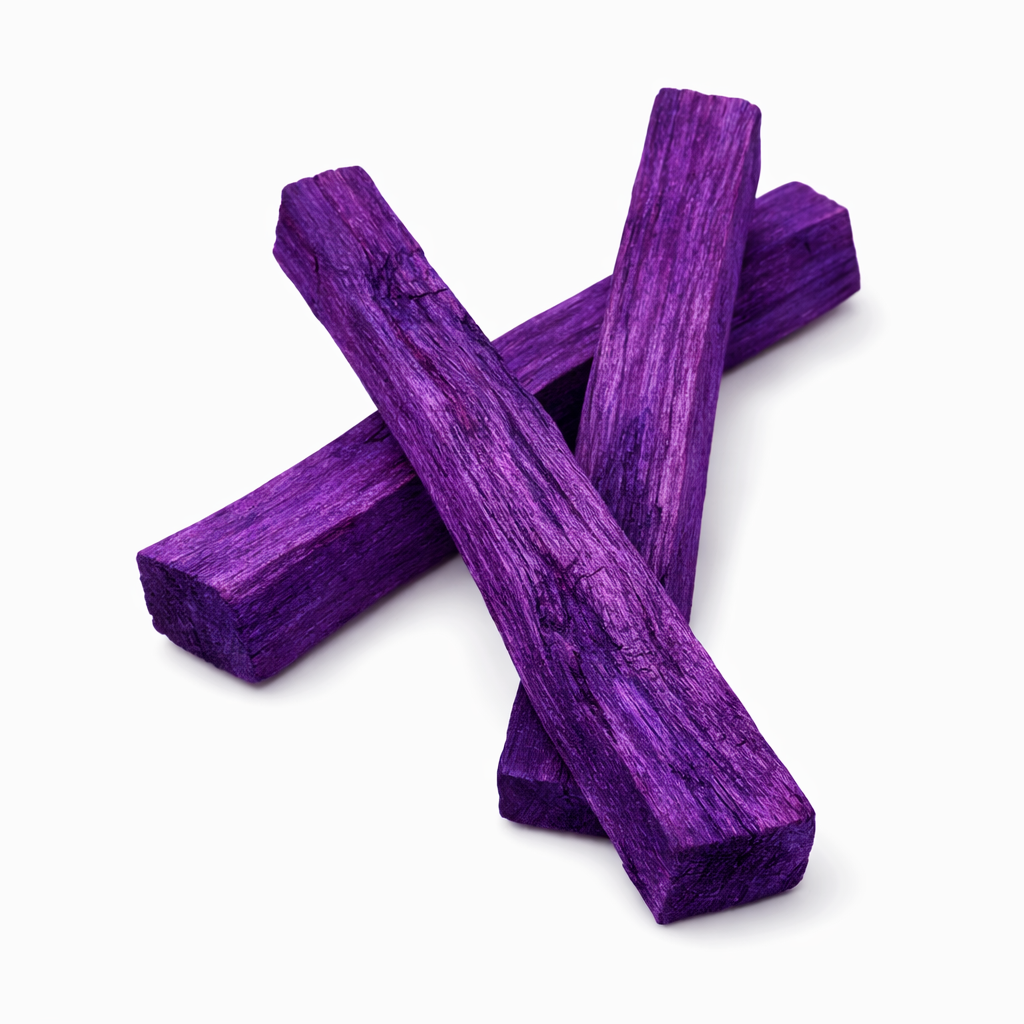 Purple Peruvian Palo Santo Sticks – Holy Wood for Deepened Ritual, 10 cm (Set of 3)