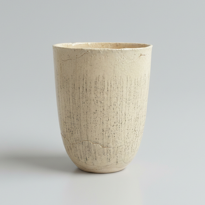 Quiet Imperfection Ceramic Mugs – Stillness in Simplicity, Ø11 or Ø8 × 8.5 cm