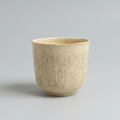 Quiet Imperfection Ceramic Mugs – Stillness in Simplicity, Ø11 or Ø8 × 8.5 cm