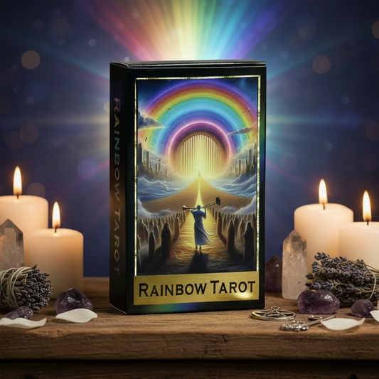 Rainbow Tarot Deck – Guidance Through Mystical Color, 78 cards, 10×6 cm
