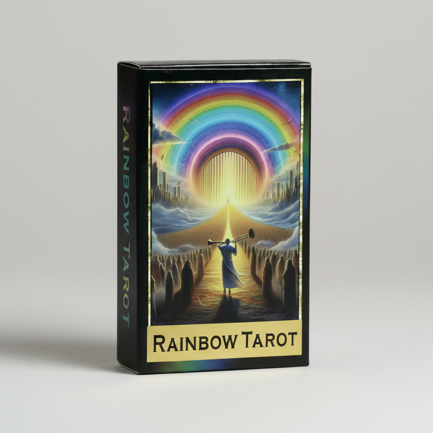 Rainbow Tarot Deck – Guidance Through Mystical Color, 78 cards, 10×6 cm