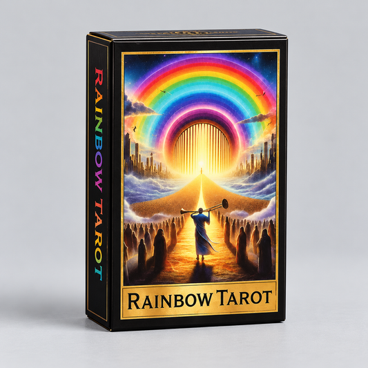 Rainbow Tarot Deck – 78 Cards for Readings in Full Color, 6 × 10 cm