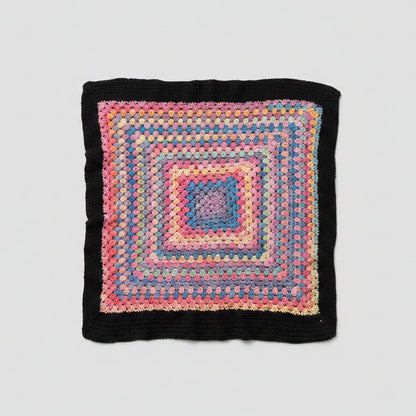 Rainbow Vibes Crochet Blanket – Joyful Granny Square Throw, 68 × 72 cm by Hook & Hex