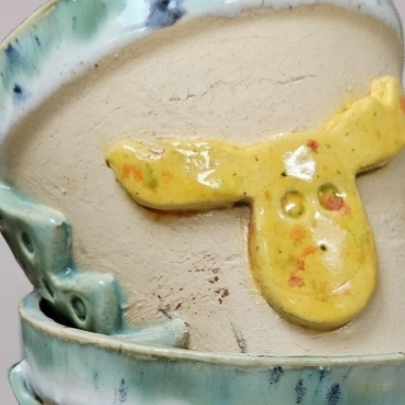 Reindeer & Pine Ceramic Coffee Cups – Set of 2 Playful Holiday Vessels, Ø8.5×7.5 cm by Red Raven Pottery