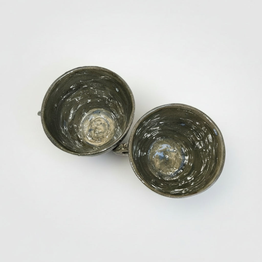 River Vein Ceramic Coffee Mug – Marbled Calm In Every Sip, in 2 designs by Red Raven Pottery