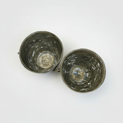 River Vein Ceramic Coffee Mug – Marbled Calm In Every Sip, in 2 designs by Red Raven Pottery