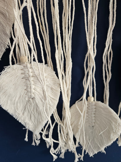 Elysian Quiet Grace Dreamcatcher – Boho Talisman for Peace & Simplicity, 80 cm, curated by World of Red Raven
