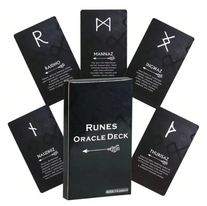 Runes Oracle Deck – Ancient Symbols of Guidance, 26 cards, 10×6 cm
