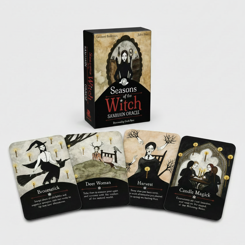 Seasons of the Witch Oracle Deck – Rituals of the Turning Year, 44 cards, 10×7 cm