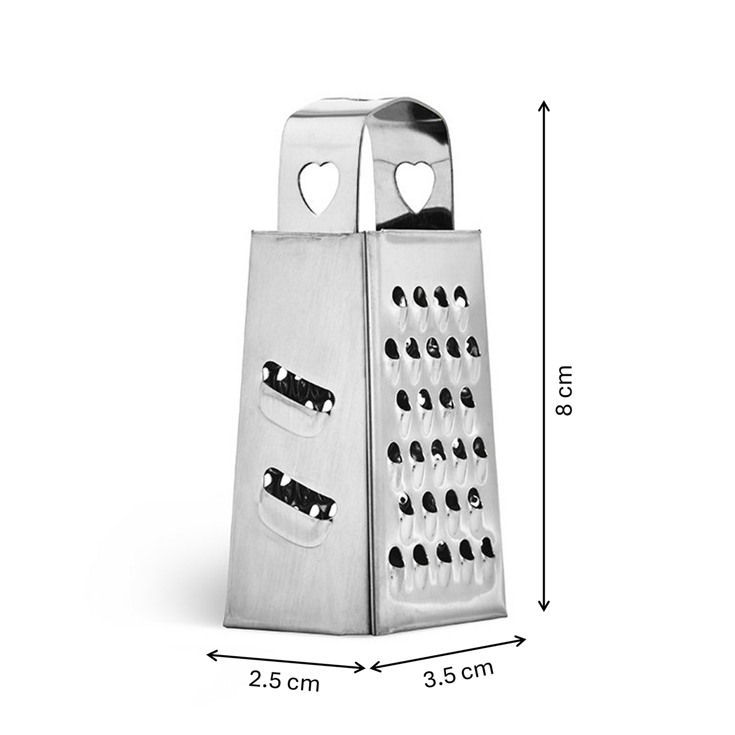 Silver Metal Fragrance Grater – Elegant Calming Utility, 8 cm