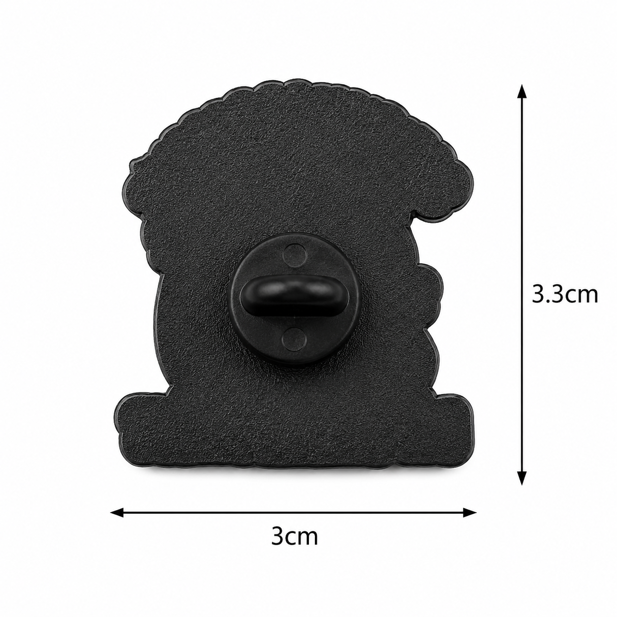Sometimes I Think Lapel Pin – Forgetful Frog Metal Badge, 3 × 3.3 cm