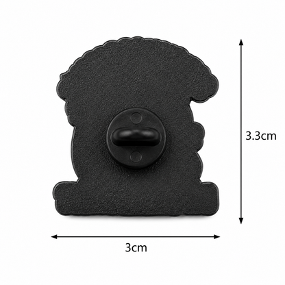 Sometimes I Think Lapel Pin – Forgetful Frog Metal Badge, 3 × 3.3 cm