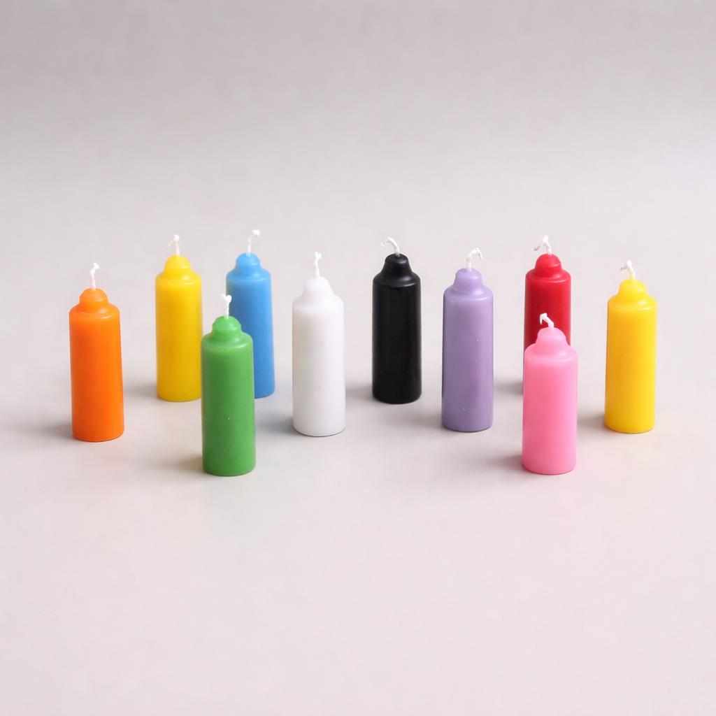 Spell Mini Candle Set – Surprise Colors For Intuitive Rituals, 5 cm