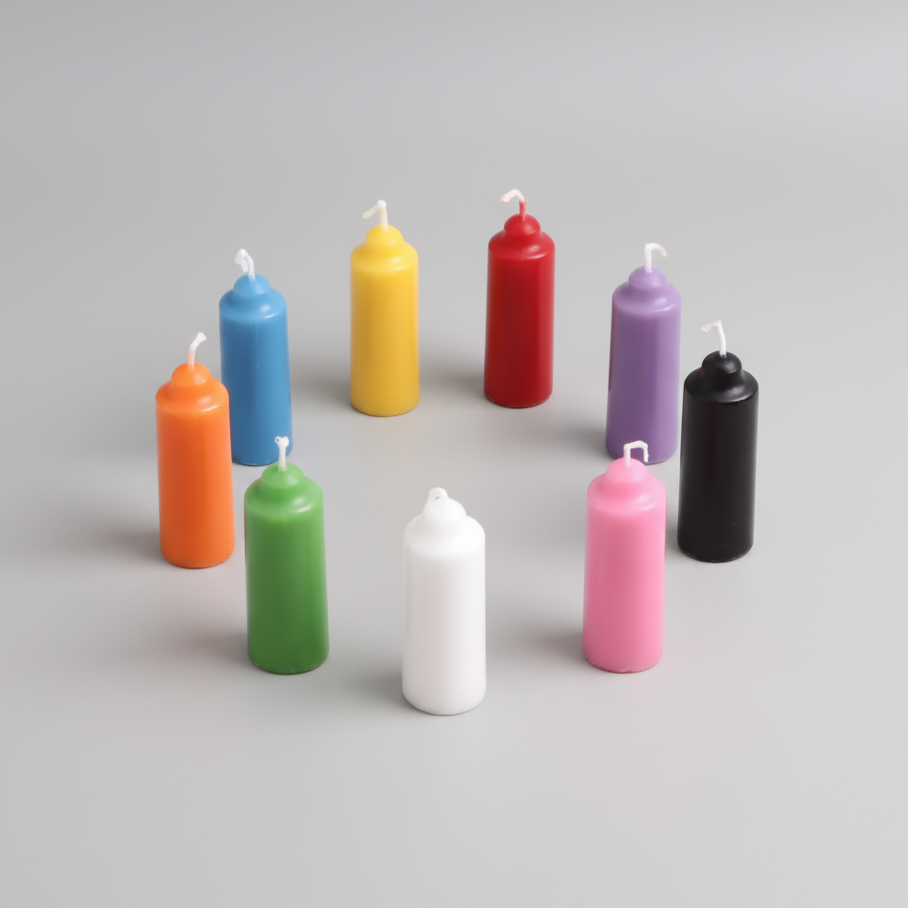 Spell Mini Candle Set – Surprise Colors For Intuitive Rituals, 5 cm