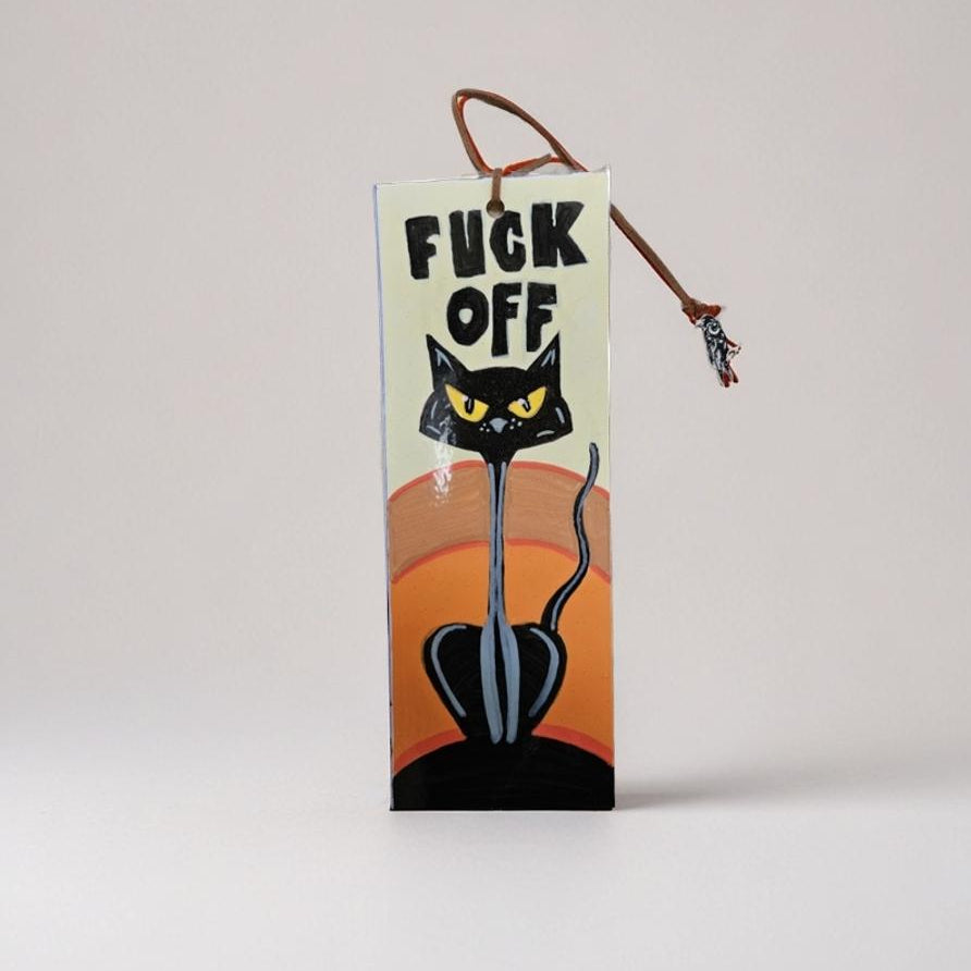 Spellbound Familiar Illustrated Bookmark – Witchy Reading Companion, 18 cm by Hook & Hex