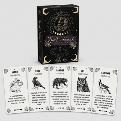 Spirit Animal Oracle Deck – Inner Guidance from Nature, 54 cards, 10×6 cm