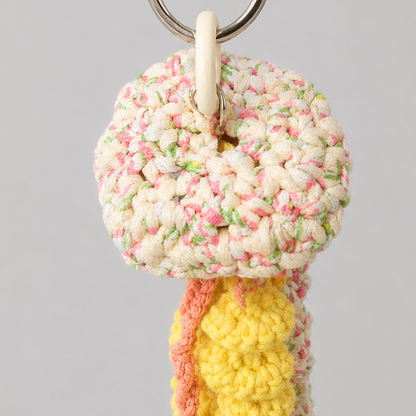Spirit Jellyfish Crochet Hanging – Ouija Drift for Curious Souls, 40 cm by Hook & Hex