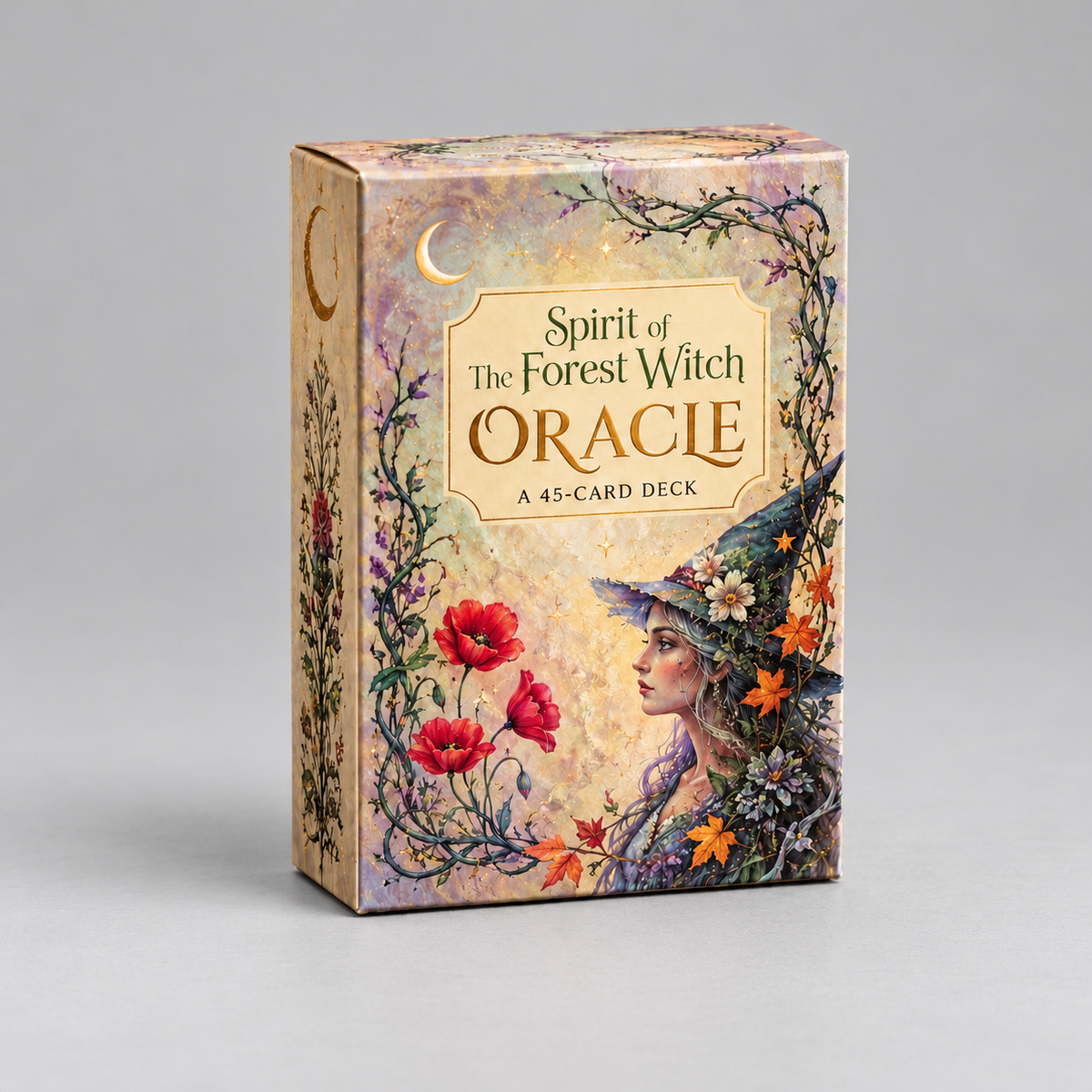Spirit of the Forest Witch Oracle Deck – 45 Woodland Divination Cards, 7.8 × 10.7 cm