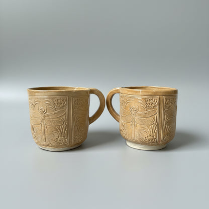 Stillwater Dragonfly Ceramic Set – Echoes From The Pond, various designs by Red Raven Pottery