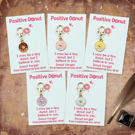 Sweet Pocket Charm Keyring – Tiny Sprinkle of Encouragement, 8 × 5.5 cm