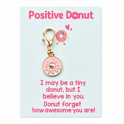 Sweet Pocket Charm Keyring – Tiny Sprinkle of Encouragement, 8 × 5.5 cm