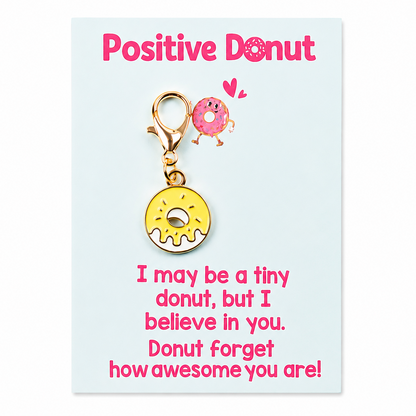 Sweet Pocket Charm Keyring – Tiny Sprinkle of Encouragement, 8 × 5.5 cm