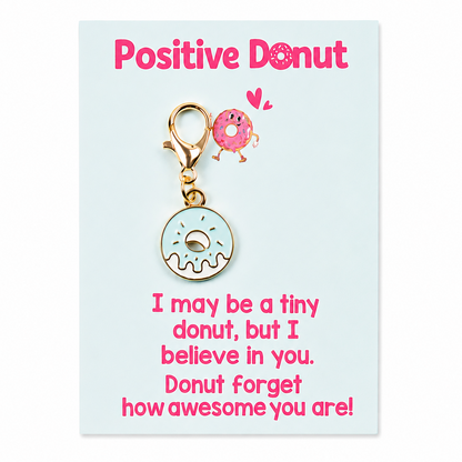 Sweet Pocket Charm Keyring – Tiny Sprinkle of Encouragement, 8 × 5.5 cm
